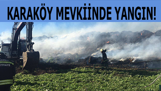 Karaköy harasında yangın!