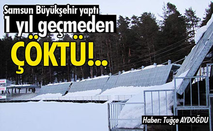 1.5 milyon harcanan tesis çöktü!