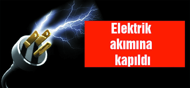 Temizlik işçisini elektrik çarptı