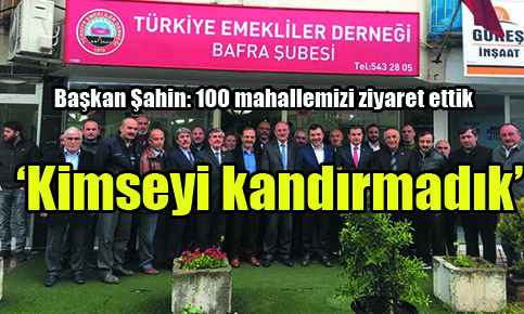 ‘Kimseyi kandırmadık’