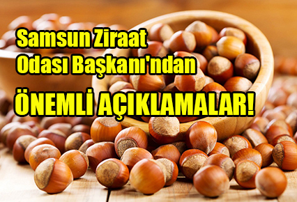 Samsun Ziraat Odası Başkanı’ndan önemli açıklamalar!