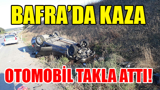 Bafra’da kaza!