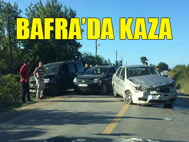 Bafra’da kaza