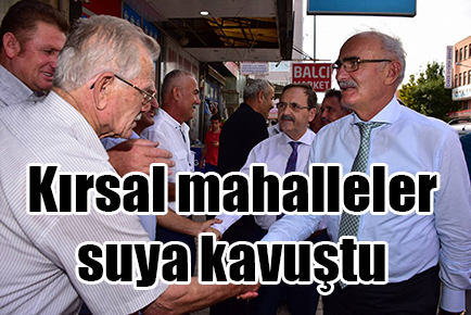 Kırsal mahalleler suya kavuştu
