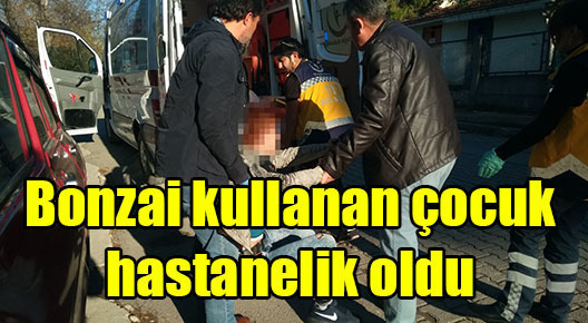 Bonzai kullanan çocuk hastanelik oldu