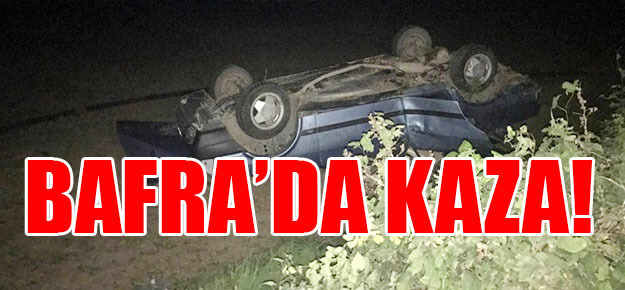Bafra’da kaza!