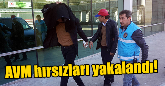 AVM’den hırsızlık yapan 4 kişi yakalandı