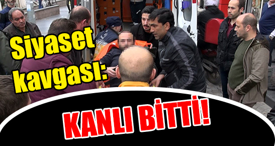Samsun’da siyaset kavgasında silah konuştu!