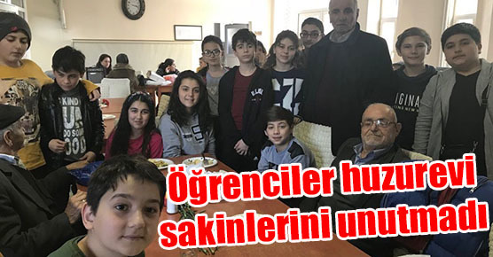 Öğrenciler huzurevi sakinlerini unutmadı