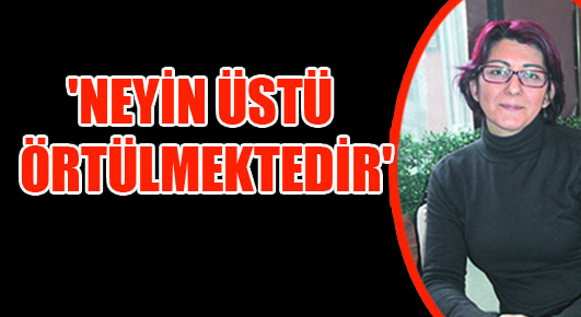 ‘Neyin üstü örtülmektedir’