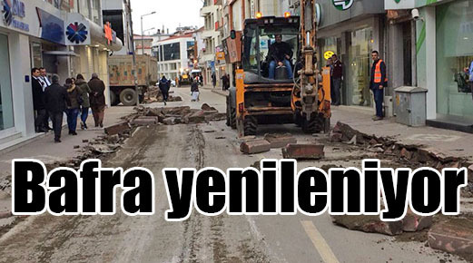 Bafra yenileniyor
