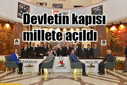 Devletin kapısı millete açıldı