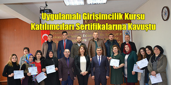 Bafra’da sertifika heyecanı