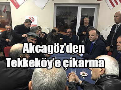 Akcagöz’den Tekkeköy’e çıkarma