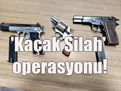 Samsun polisinden ‘Kaçak Silah’ operasyonu!