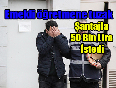 Emekli öğretmene tuzak