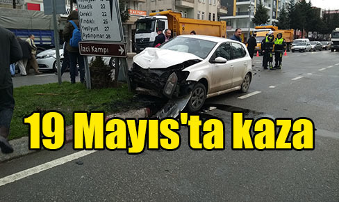 19 Mayıs’ta kaza: 2 yaralı
