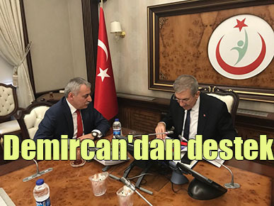 Bakan Demircan’dan destek