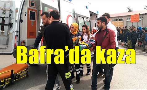 Bafra’da kaza