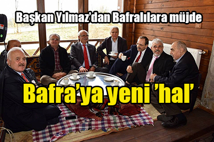 Başkan Yılmaz’dan Bafralılara müjde