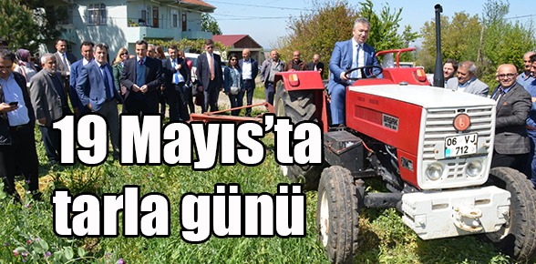 19 Mayıs’ta tarla günü