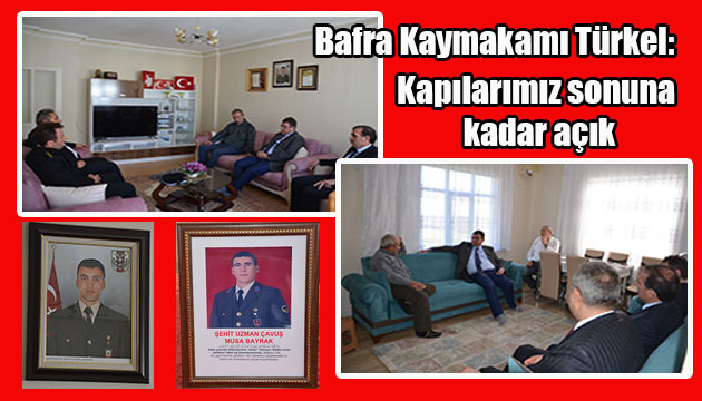 Kapılarımız sonuna kadar açık