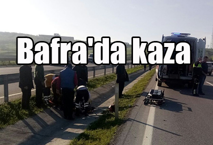 Bafra’da kaza