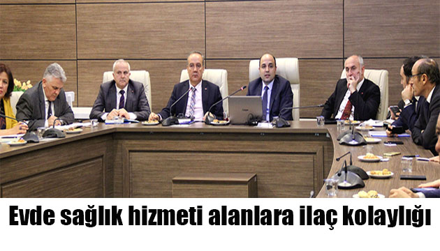 Evde sağlık hizmeti alanlara ilaç kolaylığı