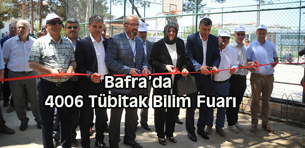 Bafra’da TÜBİTAK Bilim Fuarı