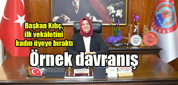 Başkan Kılıç’tan örnek davranış