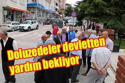 Doluzedeler devletten yardım bekliyor