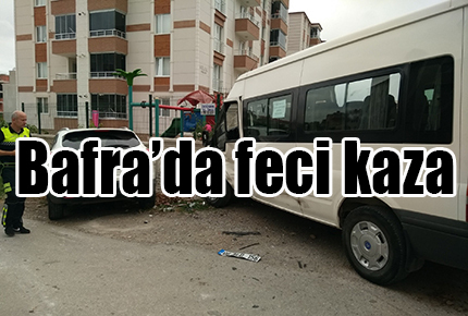 Cip ile minibüs çarpıştı