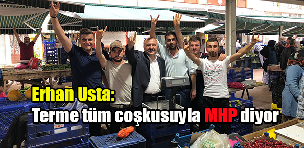 Terme tüm coşkusuyla MHP diyor