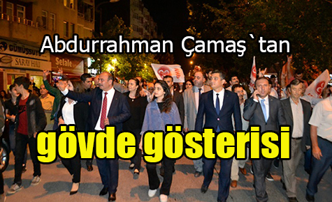 Abdurrahman Çamaş`tan gövde gösterisi