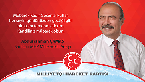 Çamaş Kadir Gecesi’ni kutladı