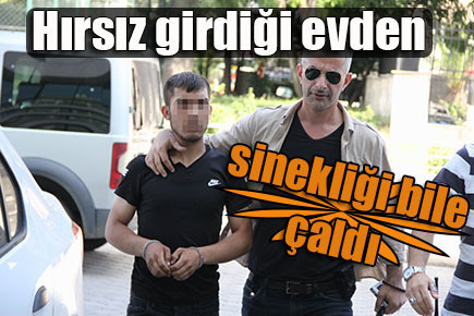 Hırsız girdiği evden sinekliği bile çaldı