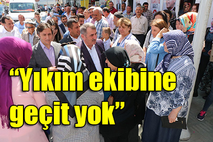 Köktaş “Yıkım ekibine geçit yok”!
