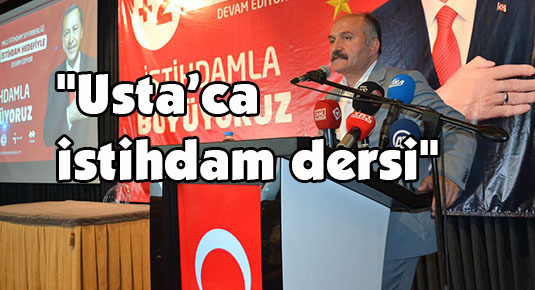 “Usta’ca istihdam dersi”
