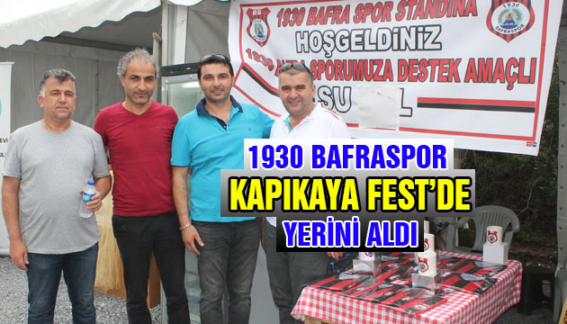 1930 Bafraspor Kapıkaya Festivalinde Stant Açtı