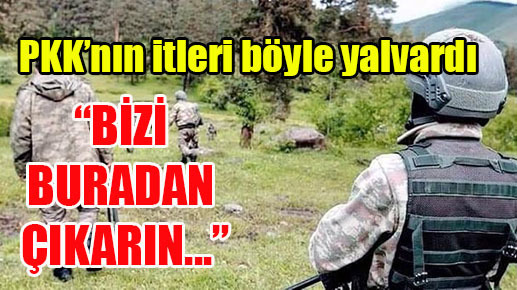 Karadeniz’de kıstırılan PKK’lılar telsizde yalvardı
