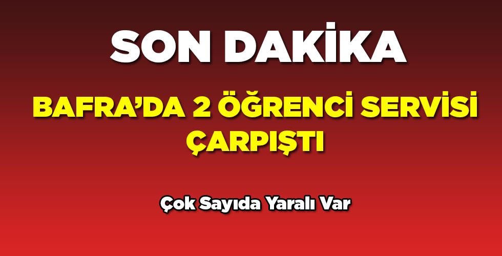 Bafra’da Trafik Kazası 8 Yaralı