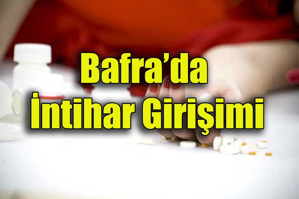 Bafra’da intihar girişimi