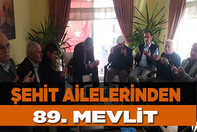 BAFRA ŞEHİT AİLELERİ VE GAZİLER DAYANIŞMA DERNEĞİNDEN 89. MEVLİT
