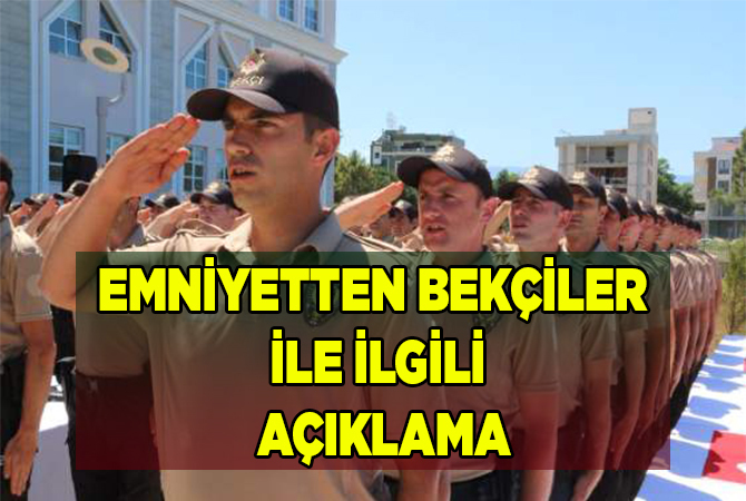 Samsun Emniyet Müdürü’nden Bekçilerle İlgili Açıklama