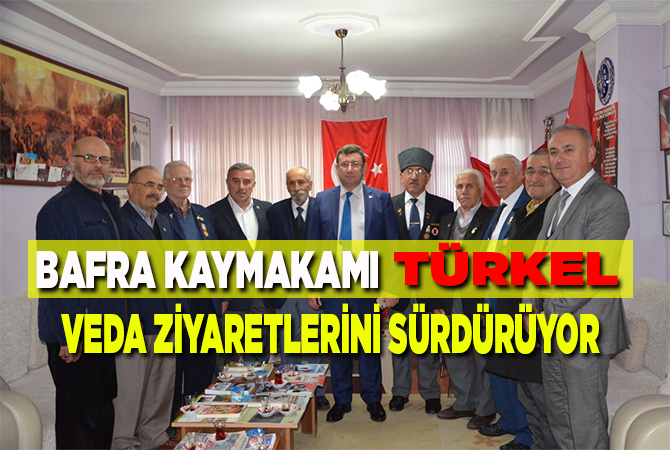 Kaymakamdan Veda Ziyareti