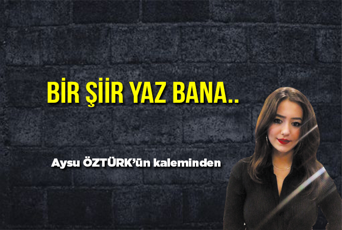 Bir Şiir Yaz Bana..