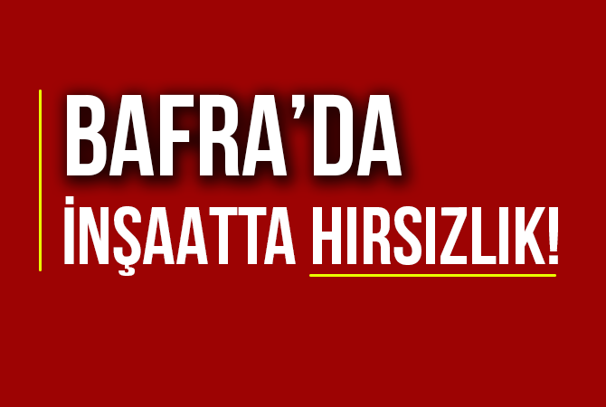 İnşaat işçilerinin malzemeleri çalındı