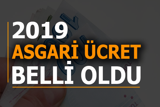 2019 asgari ücret belli oldu