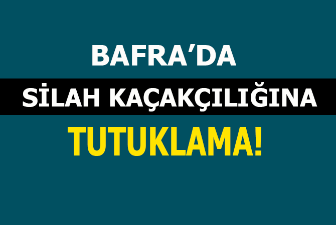 Samsun’da silah ticaretinden 7 kişi adliyede