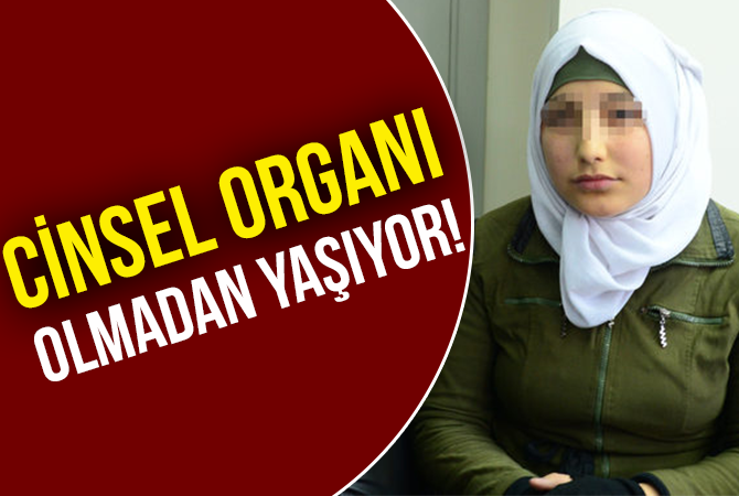 Cinsel organı olmadan yaşıyor!